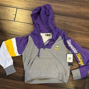 MN Vikings Cropped Women’s Hoodie